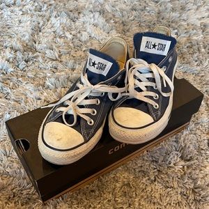 Navy Converse Sneakers